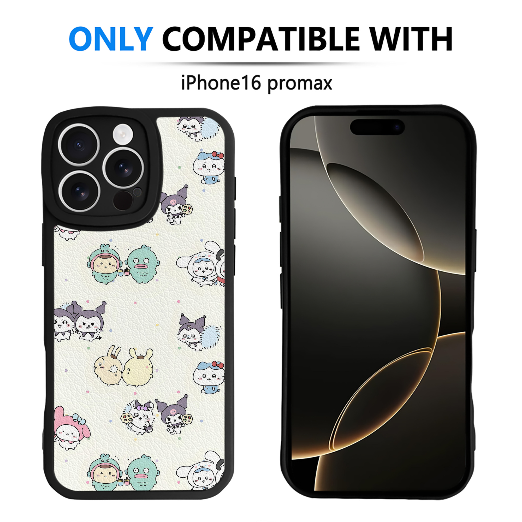 （画像用） ちいかわ Chii-kawa 【iPhone 16シリーズ対応】シリコンスマホケース（レザー調） 材質：シリコン